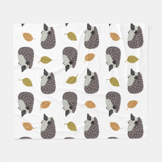 Igel Pattern werfen Decken (Vorderseite (Horizontal))