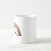Igel Peeking Niedlich Adorable Funny Animal Cool Kaffeetasse (Mittel)