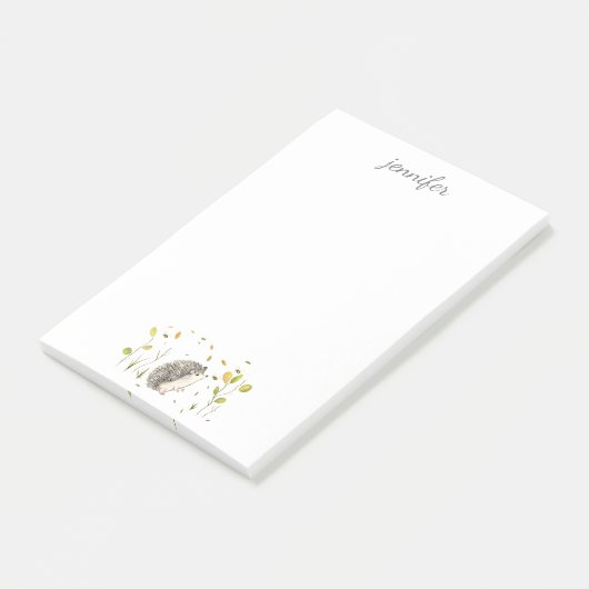 Igel personalisieren Post-it®-Notizen Post-it Klebezettel (angewinkelt)