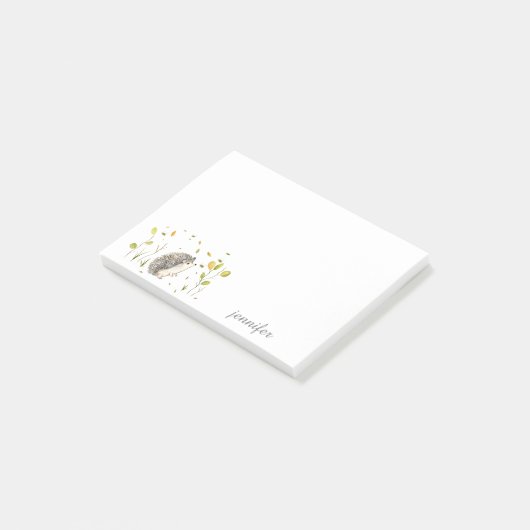 Igel personalisieren Post-it®-Notizen Post-it Klebezettel (angewinkelt)