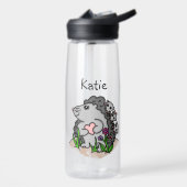 Igel personalisierter Niedlicher Cartoon Trinkflasche (Links)