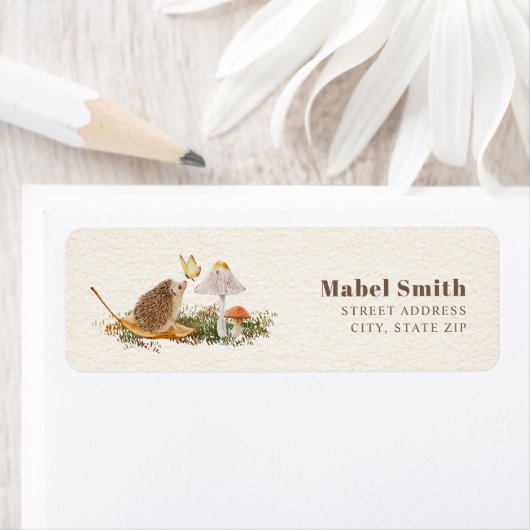 Igel Pilze Butterfly Babydusche (Insitu)