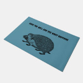 Igel Porcupine Door Mat Fußmatte (Schrägansicht)