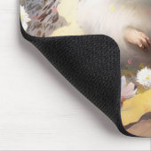 Igel Portrait Tiermalerei Wildlife Forest Mousepad (Ecke)
