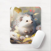 Igel Portrait Tiermalerei Wildlife Forest Mousepad (Mit Mouse)