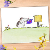 IGEL POST von Nicole Janes Postkarte