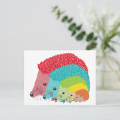 Igel Postkarte (Stehend Vorderseite)