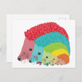 Igel Postkarte (Vorne/Hinten)