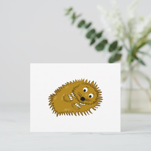 Igel Postkarte (Stehend Vorderseite)