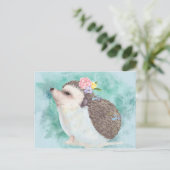 Igel Postkarte (Stehend Vorderseite)
