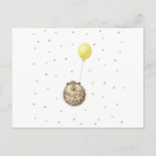 Igel Postkarte (Vorderseite)