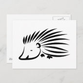 Igel Postkarte (Vorne/Hinten)