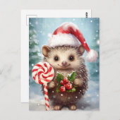 Igel Postkarte (Vorne/Hinten)