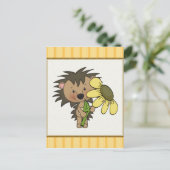 Igel Postkarte (Stehend Vorderseite)