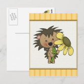 Igel Postkarte (Vorne/Hinten)