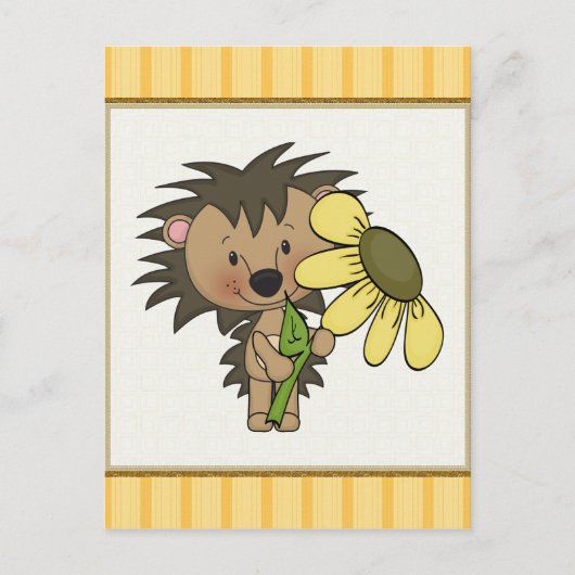 Igel Postkarte (Vorderseite)