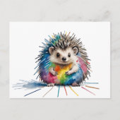Igel Postkarte (Vorderseite)