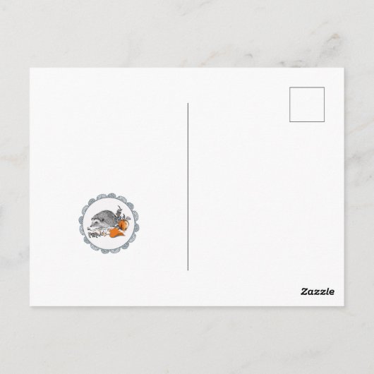Igel Postkarte (Rückseite)