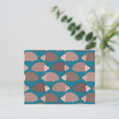 Igel Postkarte (Stehend Vorderseite)