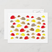 Igel Postkarte (Vorne/Hinten)