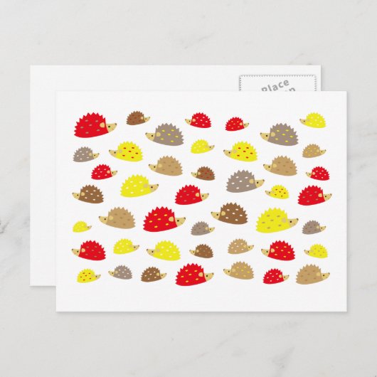 Igel Postkarte (Vorne/Hinten)