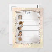 Igel postkarte (Vorne/Hinten)