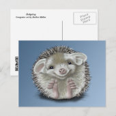 Igel Postkarte (Vorne/Hinten)