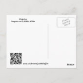 Igel Postkarte (Rückseite)