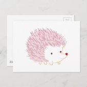 Igel Postkarte (Vorne/Hinten)