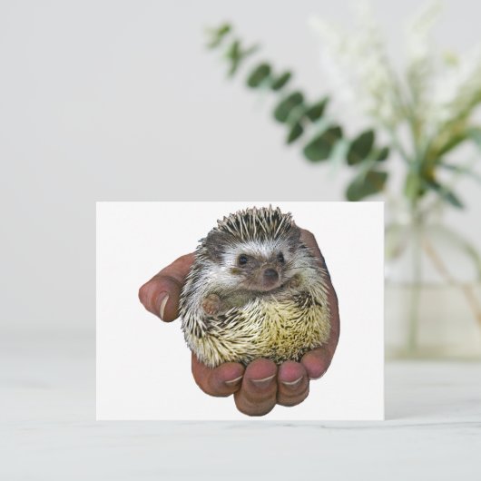 Igel Postkarte (Stehend Vorderseite)