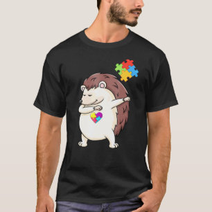 Igel-Puzzleteil Autismus-Bewusstsein Jungen Kinder T-Shirt