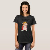 Igel Queen Girls Igel Igel T-Shirt (Vorne ganz)