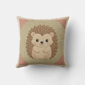 Igel-Quilt Kissen (Rückseite)