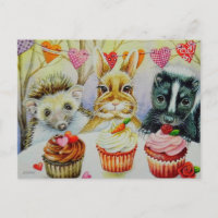 Igel Rabbit Skunk & Cupcakes