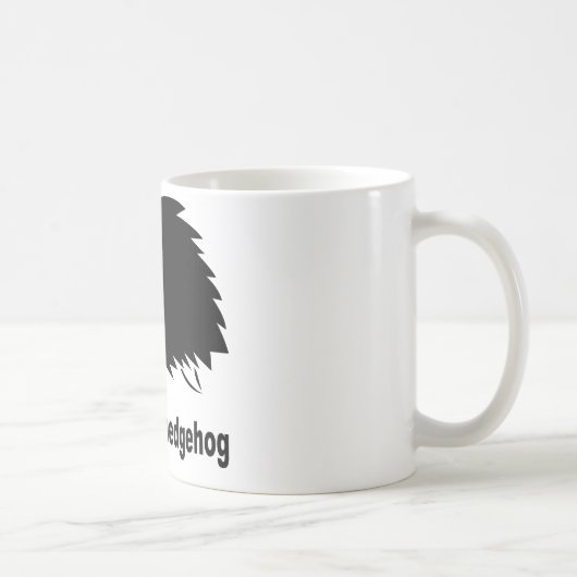 Igel - Respektiere den Igel Kaffeetasse (Rechts)