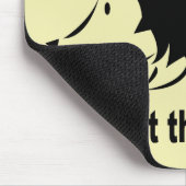 Igel - Respektiere den Igel Mousepad (Ecke)