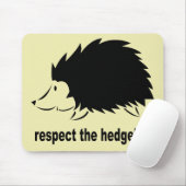 Igel - Respektiere den Igel Mousepad (Mit Mouse)