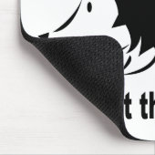 Igel - Respektiere den Igel Mousepad (Ecke)