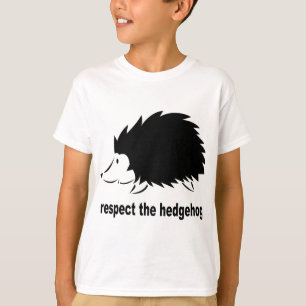 Igel - Respektiere den Igel T-Shirt