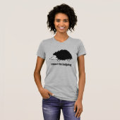 Igel - Respektieren Sie den Igel T - Shirt (Vorne ganz)