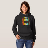 Igel Retro 70er Vintag Tier Hoodie (Vorne ganz)