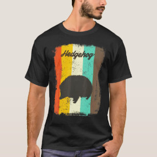 Igel Retro 70er Vintages Süße Tier T-Shirt