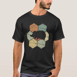 Igel Retro-Design Vintage-Tierfreund Tier T-Shirt