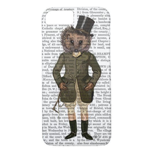 Igel Rider Full Case-Mate iPhone Hülle (Rückseite)