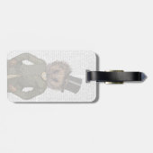 Igel Rider Portrait Gepäckanhänger (Rückseite horizontal)