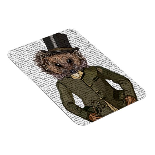 Igel Rider Portrait Magnet (Rechte Seite)