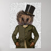 Igel Rider Portrait Poster (Vorne)