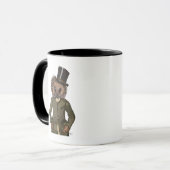 Igel Rider Portrait Tasse (Vorderseite Links)