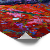 Igel riecht nach einer Blume Palettenmesser Art Poster (Ecke)