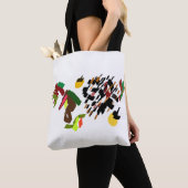 Igel rollt Herbst Tasche (Von Nahem)